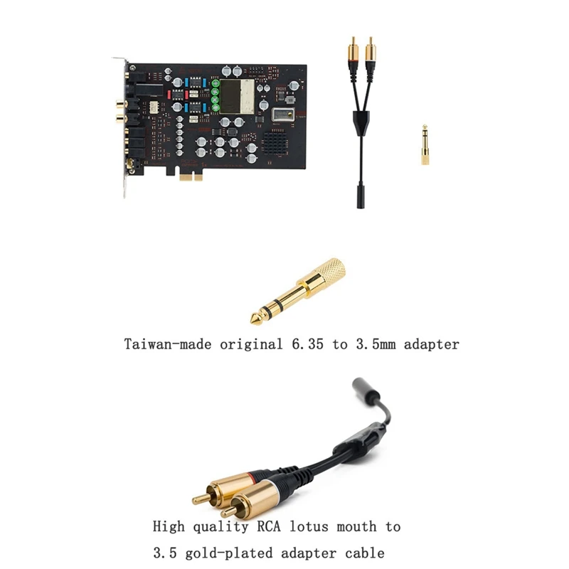 Imagem -05 - Placa de Som Pci-e Max Pci-e Suporte Chassi Interface Frontal Axf16-independent