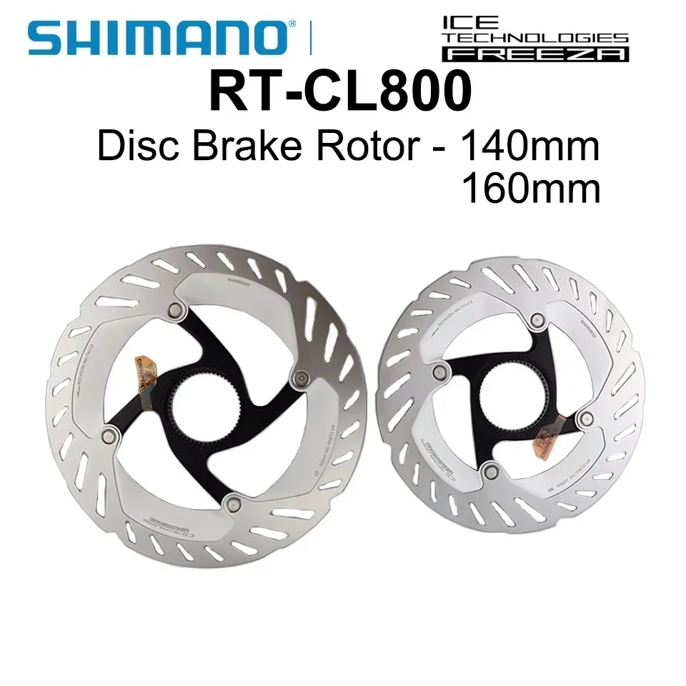 Shimano RT CL800 Ice Technology Brake Disc Center Lock Disc Rotor Road Mountain Bikes Disc CL800 140mm 160mm