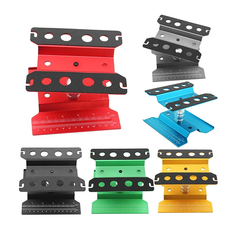 RC Cars Tool Heightening Work Stand Assembly Platform 360 Degree Rotate Repair Station 1/10 1/8 Buggy Crawler Car