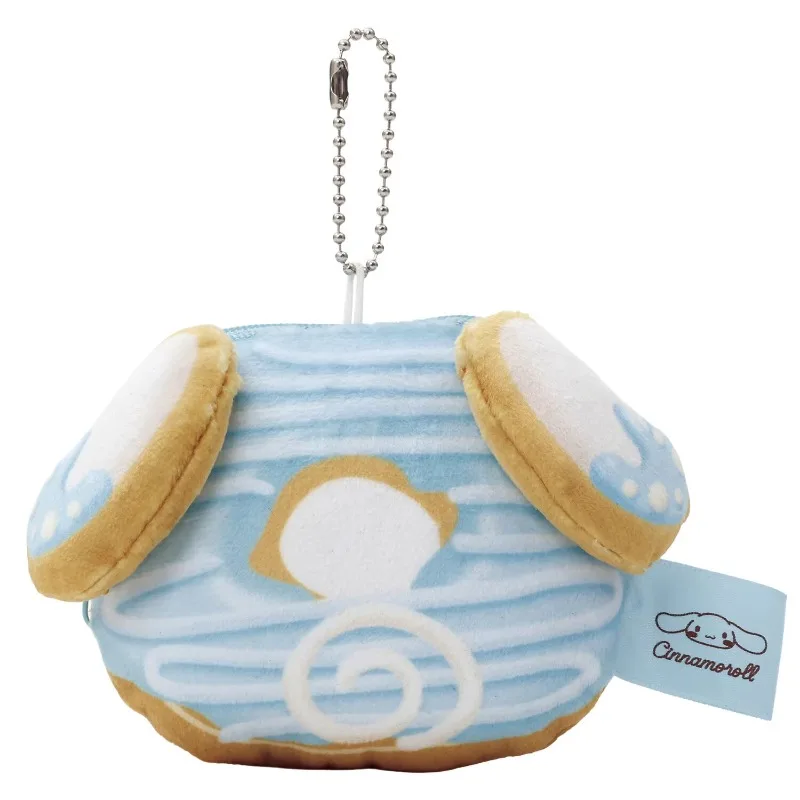 2025 Nowa Japońska Seria Sanrio Donut Kitty Melody Kuromi Cinnamoroll Uniwersalna Torba do Przechowywania Portfel Zawieszka Anime Pluszowe Zabawki Dziewczynka
