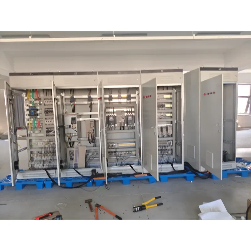 Redundant Power Electrical Control Cabinet and Panel with Environmental Monitoring and Alarm for Data Center Cooling System
