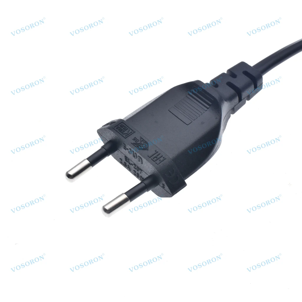 EU Schuko CEE7/16 Right Angled to IEC320 C7 Power Lead Adapter Cable for Samsung Philips Sony LED TV Figure 8 AC Power Cord 3m