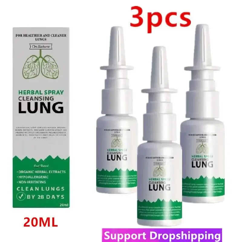 Limpiador de pulmones para el cuidado de la salud, bote de Spray Nasal Neti Pot, evita la rinitis alérgica en la nariz, tratamiento de senos nasales, terapia de cuidado de la salud, 3 piezas