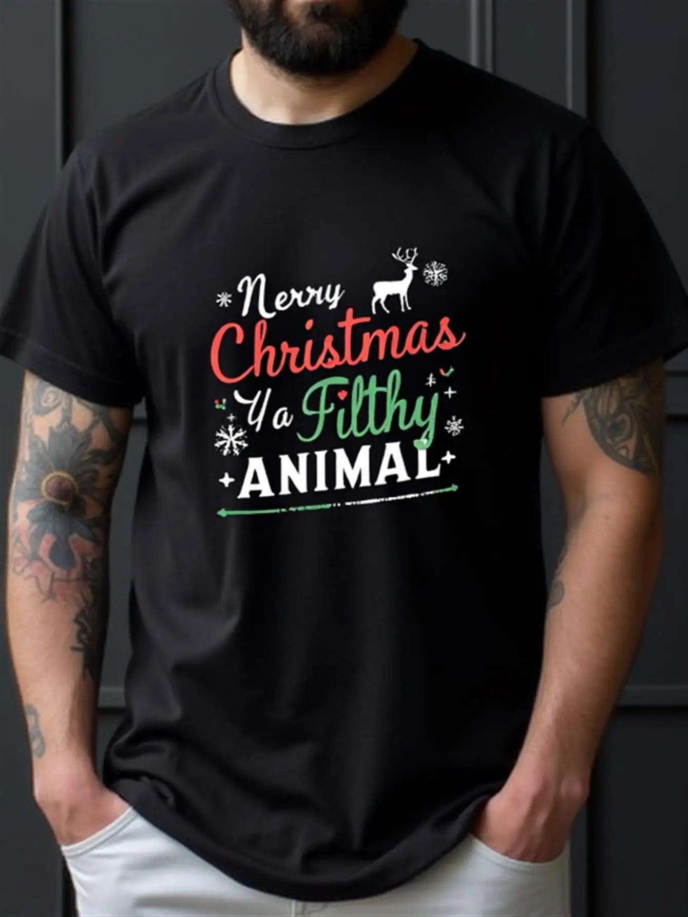 Men's Christmas T-S… - image