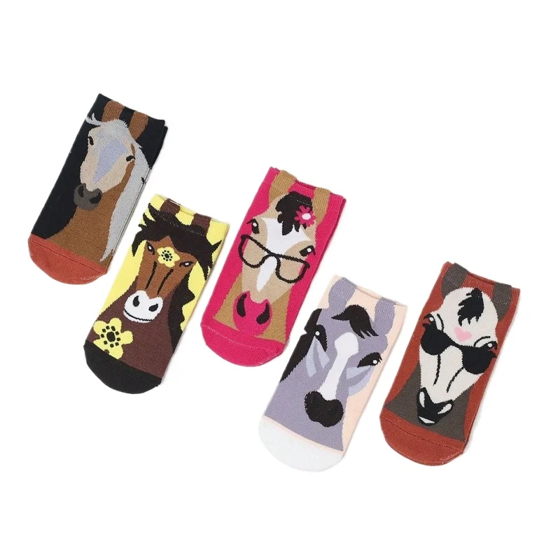 5 أزواج الربيع والخريف جديد شخصية المتخصصة الاتجاه الشارع الرجال الجوارب القصيرة عادية ومريحة في الهواء الطلق الرجال الجوارب 2025 #5