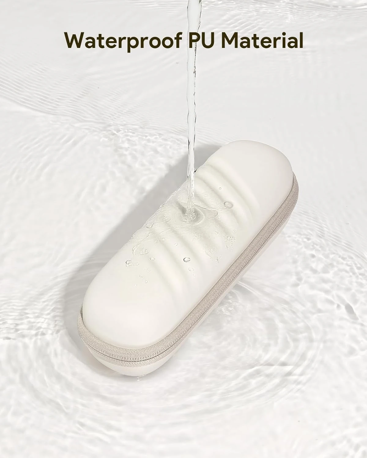 Прочная ударопрочная сумка для хранения – подходит для Oral-B Pro/iO и Philips Sonicare, со встроенным сетчатым карманом для дополнительной защиты.