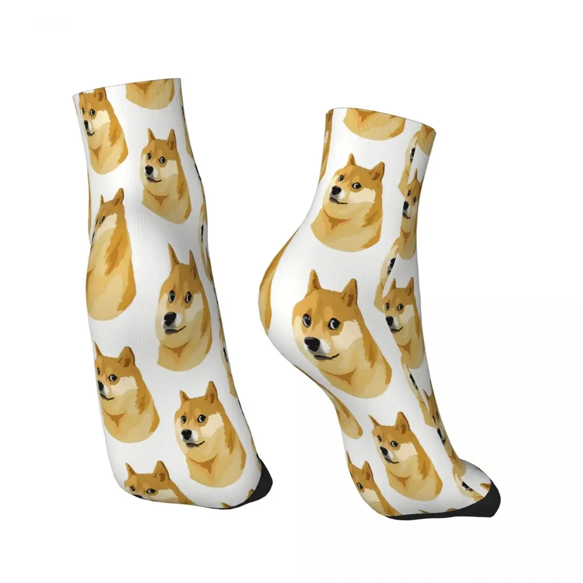 Doge Shiba Meme Ankle Socks Male Mens Women Summer Stockings Printed