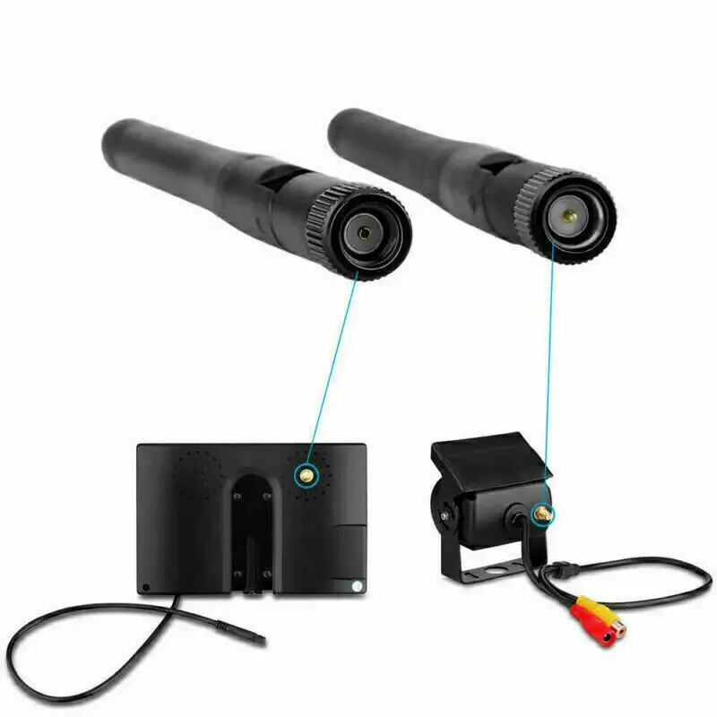 Dual Wireless Backup Rear View Camera System 7\