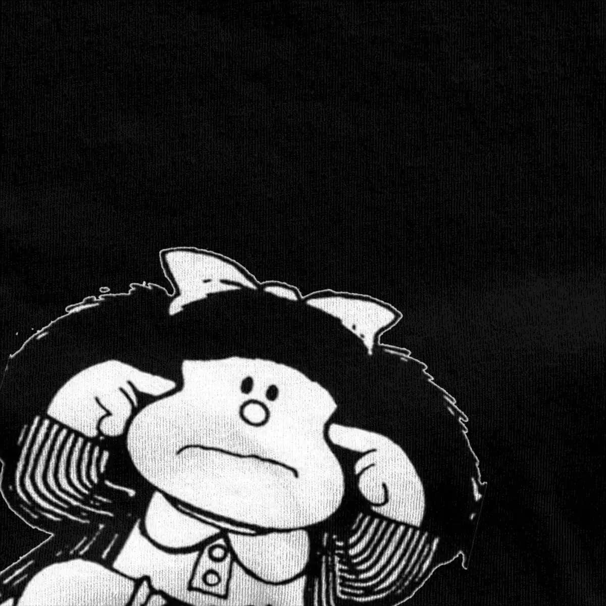 Haikyuu T-Shirt Mafalda Quino 100% Cotton T-Shirts Argentine Comic Hip Hop Tshirt for Men Summer Y2K Basic Short Sleeve Tees