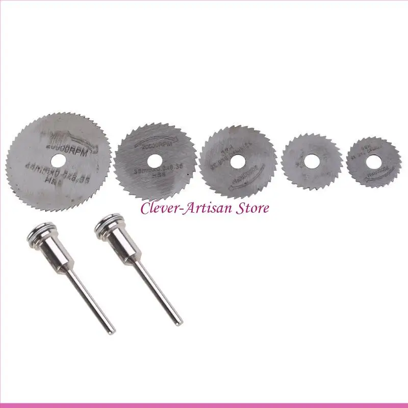 E06B 7PCS HSS WOURPULT CẮT CẮT DISC DISC