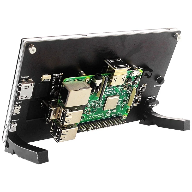 Imagem -04 - Lcd Display Compatível com Hdmi para pc Raspberry pi Touch Screen Ips 1024x600 Rpi 4b 3b Opi Aida64 pc Tela Secundária hd