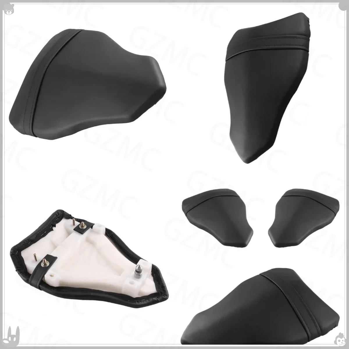 Motorcycle Rear Seat Tail Wing Cover For Ducati 1198 1098 848 EVO Accessories Rear Pillion Passenger Soft Seat Cushion