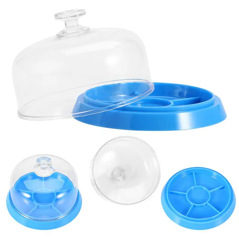 Watch Movement Dust Cover Parts Holder Tray Protector Moistureproof Anti-dust Covers Storage Box for Watchmakers NEW