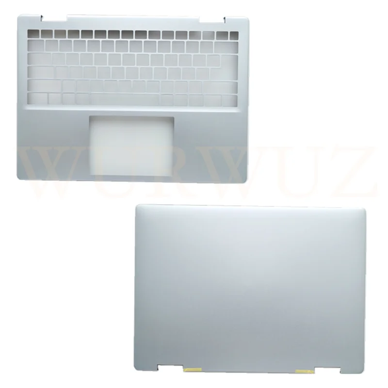 

New Laptop A-shell Screen Back Cover C-shell Keyboard Shell With SD Hole For DELL inspiron 7440 7445 2-in-1 Silver