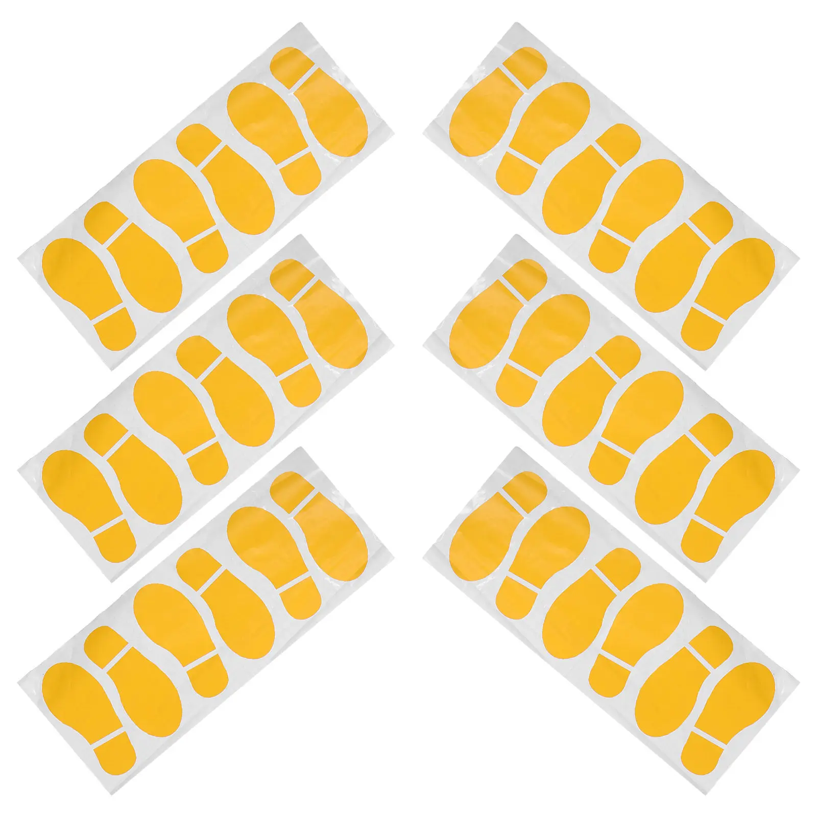 18Pairs Footprint Floor Stickers Creative Colored Peel Stick Markers for Educational Games Classroom Crafts Dance Parties Guide