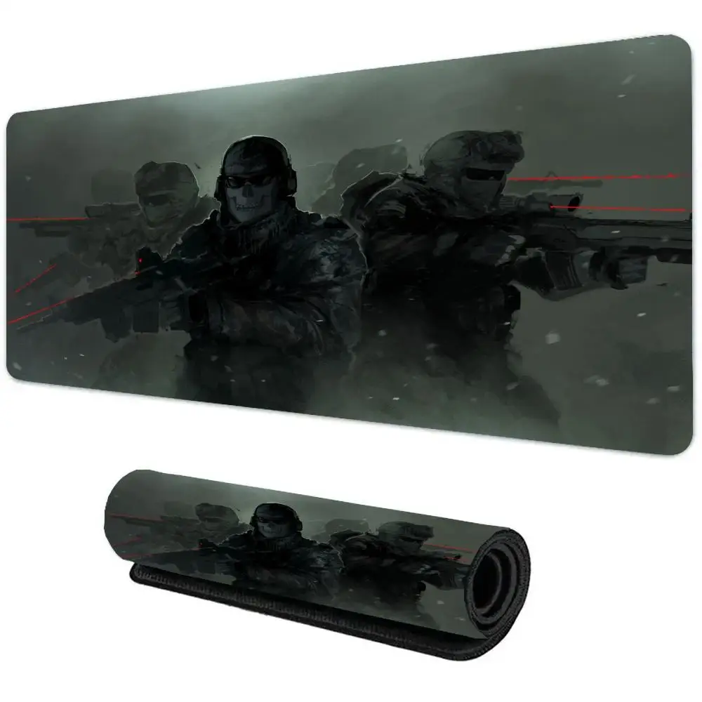 Super cool warrior XXL high-definition printed mouse pad rubber anti-slip computer accessory washable high quality