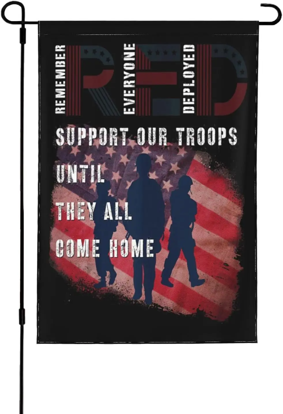 Support Our Troops Until They All Come Home Garden Flags Double Sided Printing Flag Welcome Flag Holidays Flags Home Decor 1 GGO