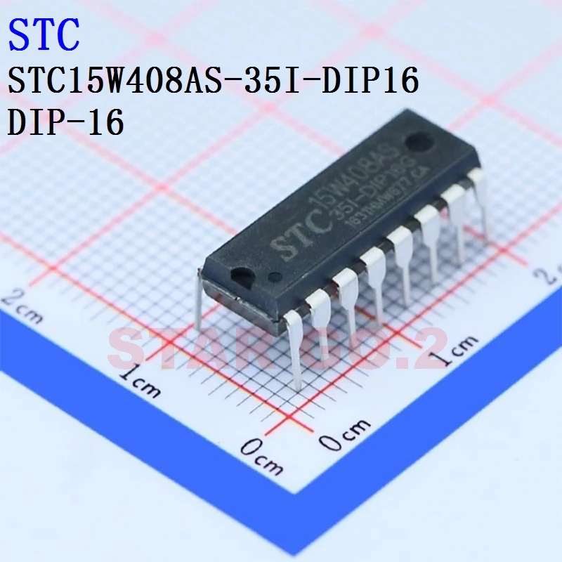 2PCSx STC15W408AS-35I-DIP16 DIP20 SKDIP28 SOP16 SOP20 SOP28 TSSOP20 STC Microcontroller