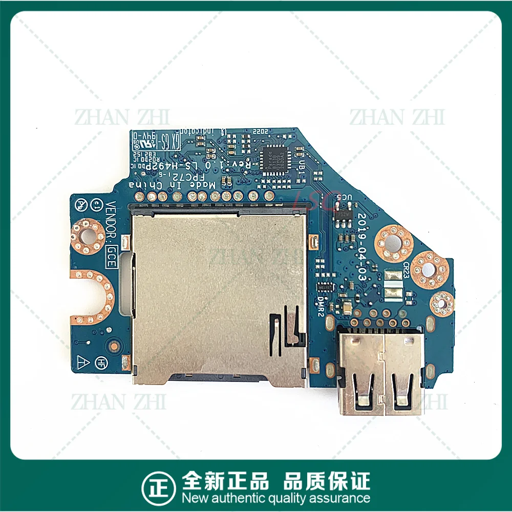 New For HP Shadow Elf 5 PLUS 17-CB USB Board SD Card Reader Board LS-H492P