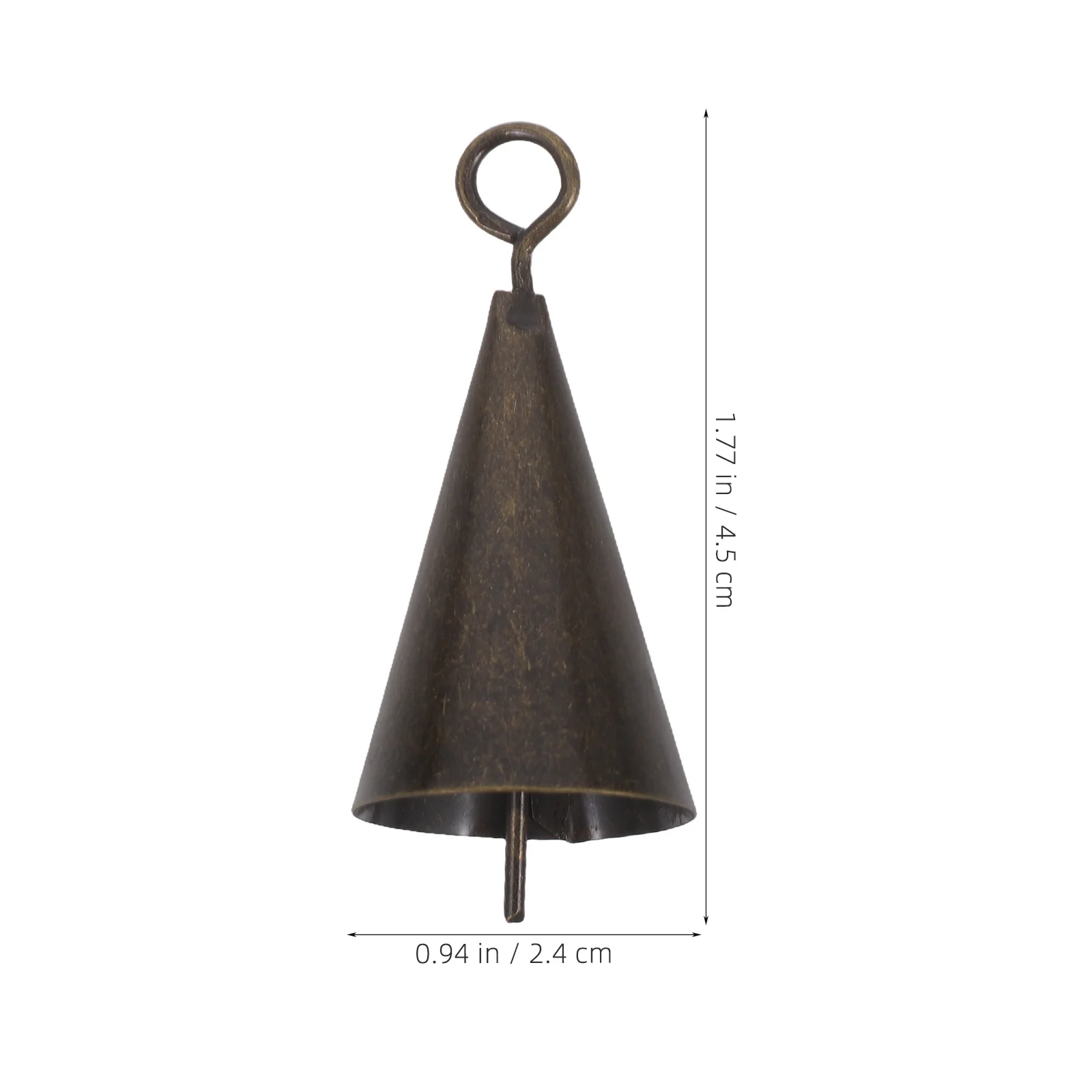 10 قطعة أجراس الحديد خمر ريفي اليدوية أجراس الزخرفية للحرف اليدوية ومشاريع DIY زينة عيد الميلاد الساحرات الجرس #3