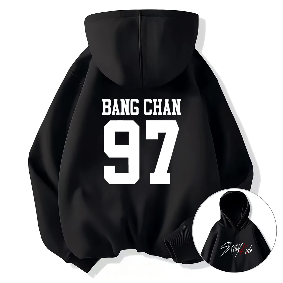 Hot Vintage Graphics print Stray Kids Hoodie Women Men Casual hip hop streetwear Long sleeve Fleece pullover Unisex sweatshirts