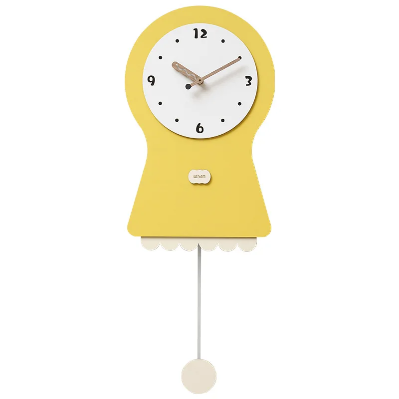 

swing clock clock wall clock living room personality creative decoration background wall simple