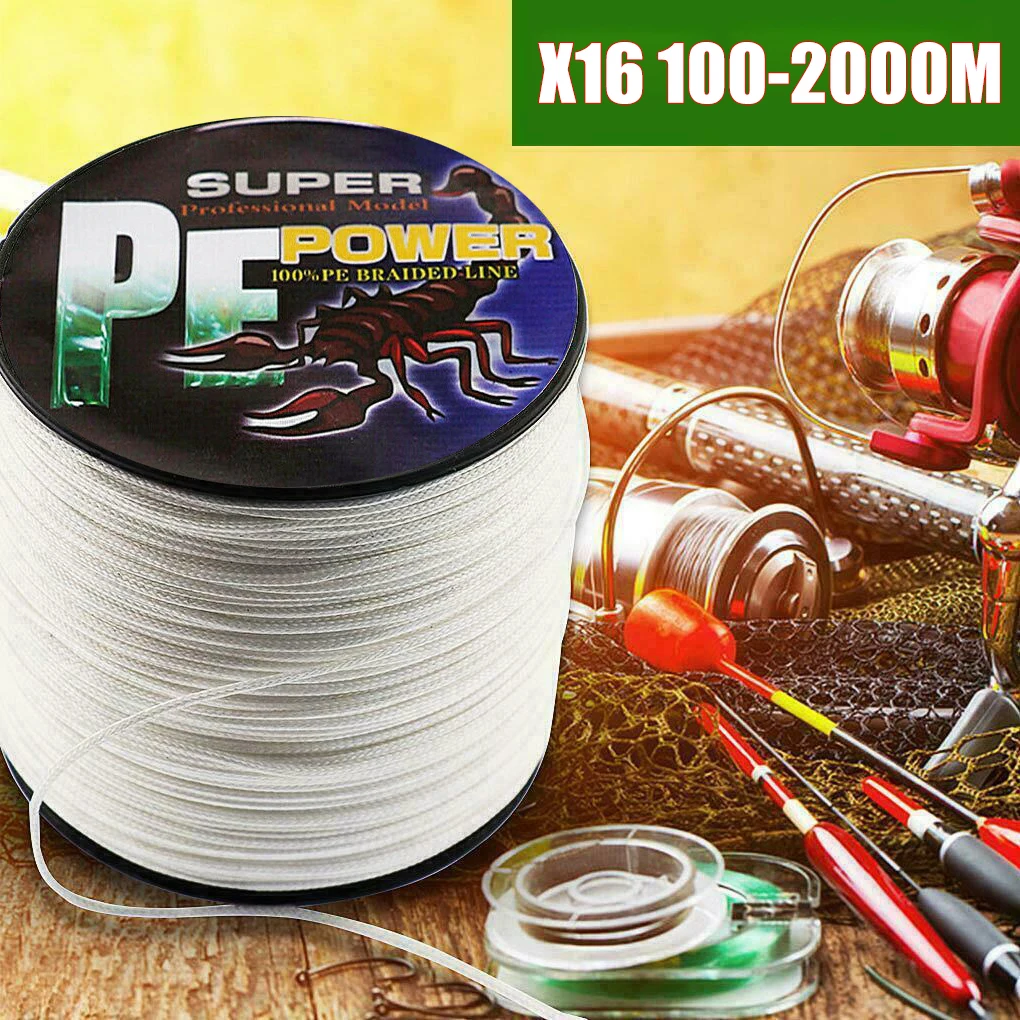 DORISEA 16 Strands 100M - 2000M Hollow PE Extreme Braided Fishing Wire Assist Line