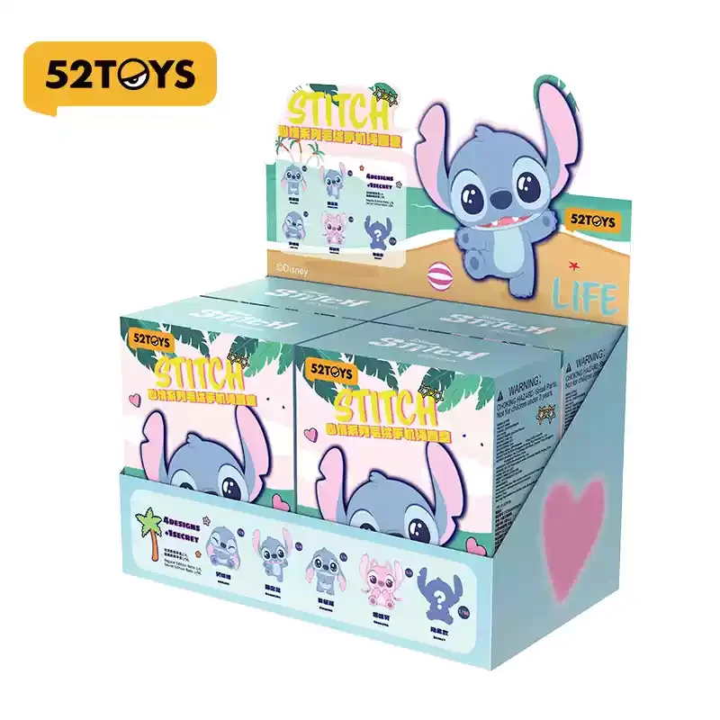 

Disney Stitch Mood Series Plush Phone Strap Blind Box Handmade Pendant Surprise Trendy Toy Decorations for Girls Birthday Gift
