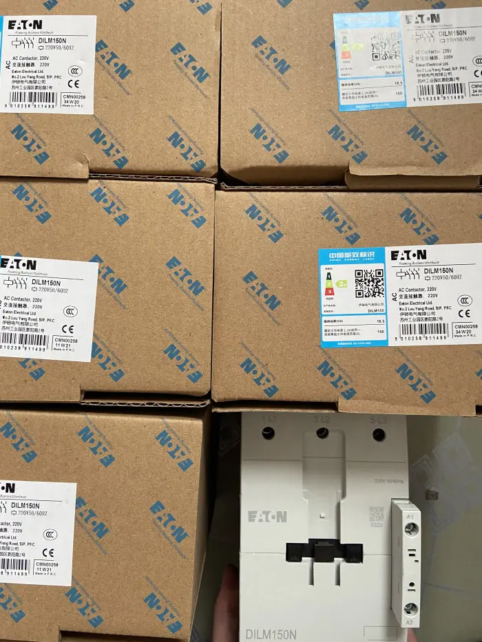 Brand New EATON DILM150N 220V 50/60Hz AC Contactor, Actual Photo