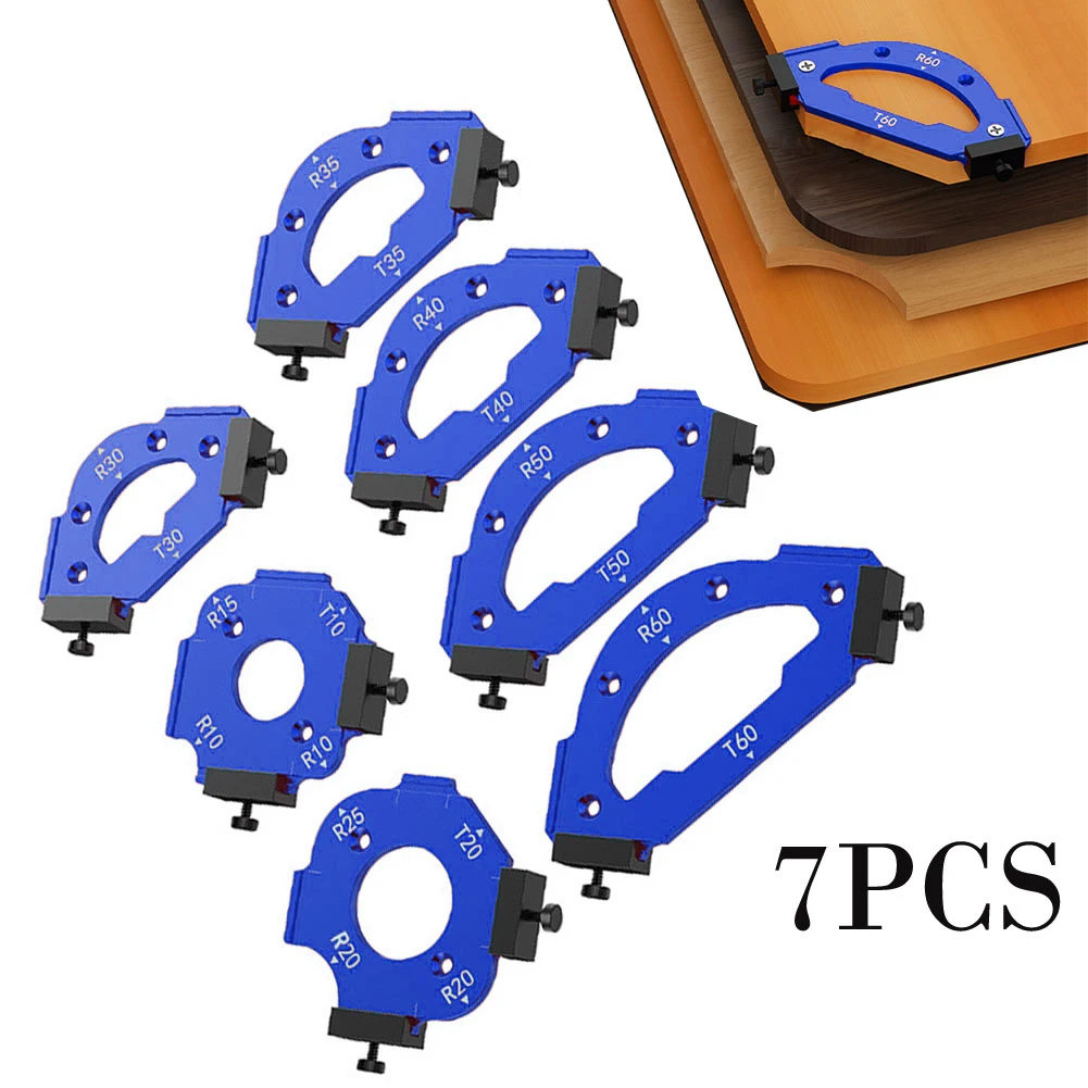 

Aluminium Router Fixture Router Radius Templates Woodworking Aluminum Router Jig For Corners Curved Cutting Aids