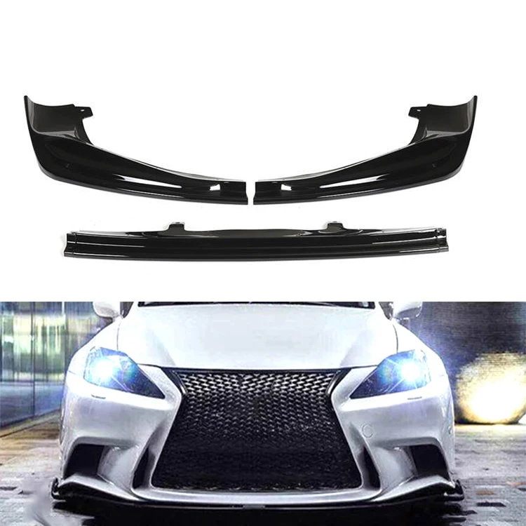 

Car Front Bumper Lip Spoiler Bumper Splitter Lip Kit Diffuser Spoiler For Lexus IS250 IS350 200T F-Sport 2014 2015 2016