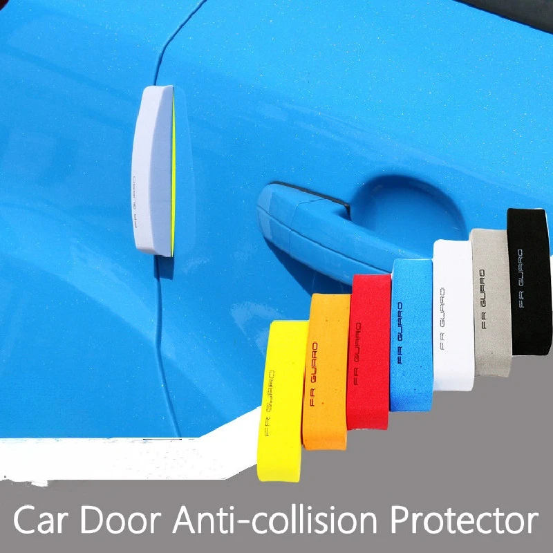 1Pcs Car Door Bumper Strips Body Anti Collision and Anti Scratch Protection Strips EVA Sponge Door Edge Anti Collision Glue