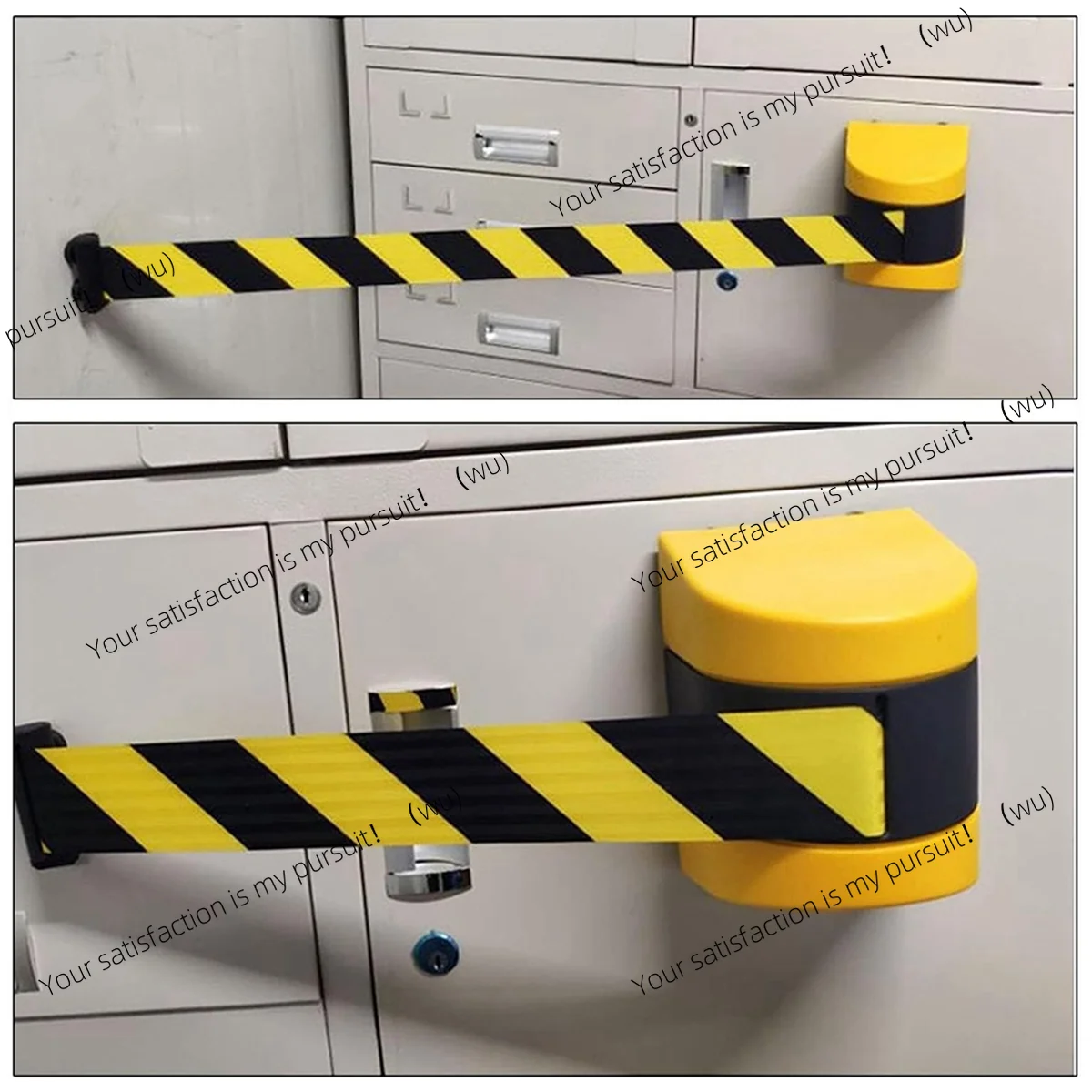 FOR Magnetic Retractable Belt Barrier, Queue Barrier Belt with Magnetic Adsorption, 10M Safety Cordon Barrier