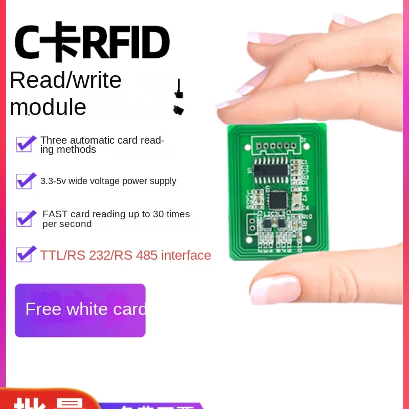 Reader Module, IC Card Reader, Contactless UART, TTL String, RFID Card Issuer