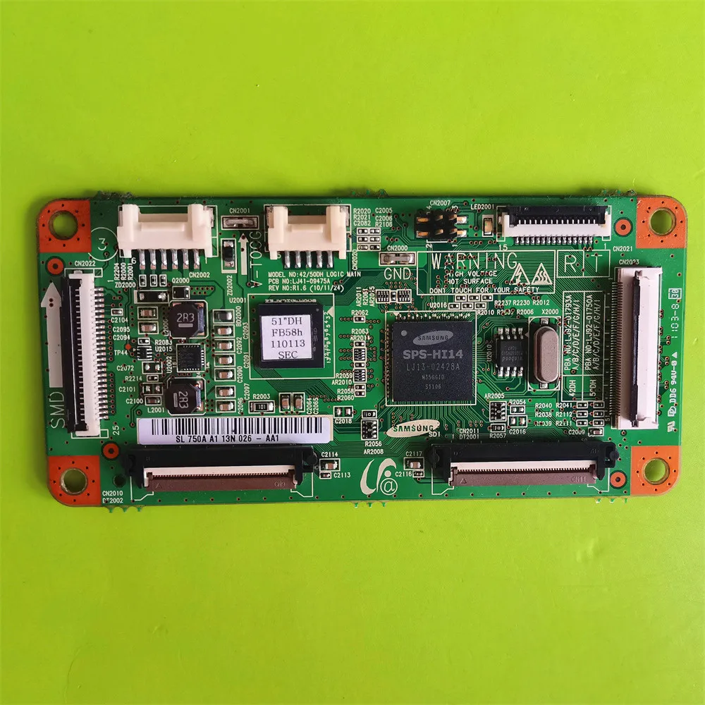 LJ41-09475A 42/50DH LJ92-01793A papan logika T-CON utama logika 01750A cocok untuk Samsung PS51D450 PN43D4 PS43D450 PS43D450A2w