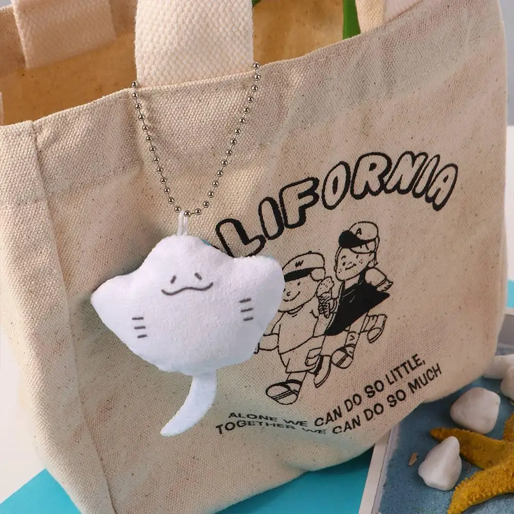 

Keyring Ray Fish Ray Fish Plush Pendant Stuffed Doll Animal Mini Fish Doll Keychain Soft 10cm Cozy Touch Keychain Appeasing Gift