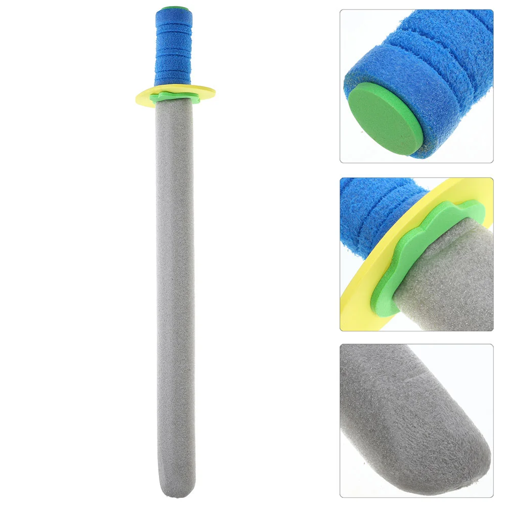 2 Pcs Makeup Costume Props Fencing Foam Sword Child Toys Pirate Swords Kids for