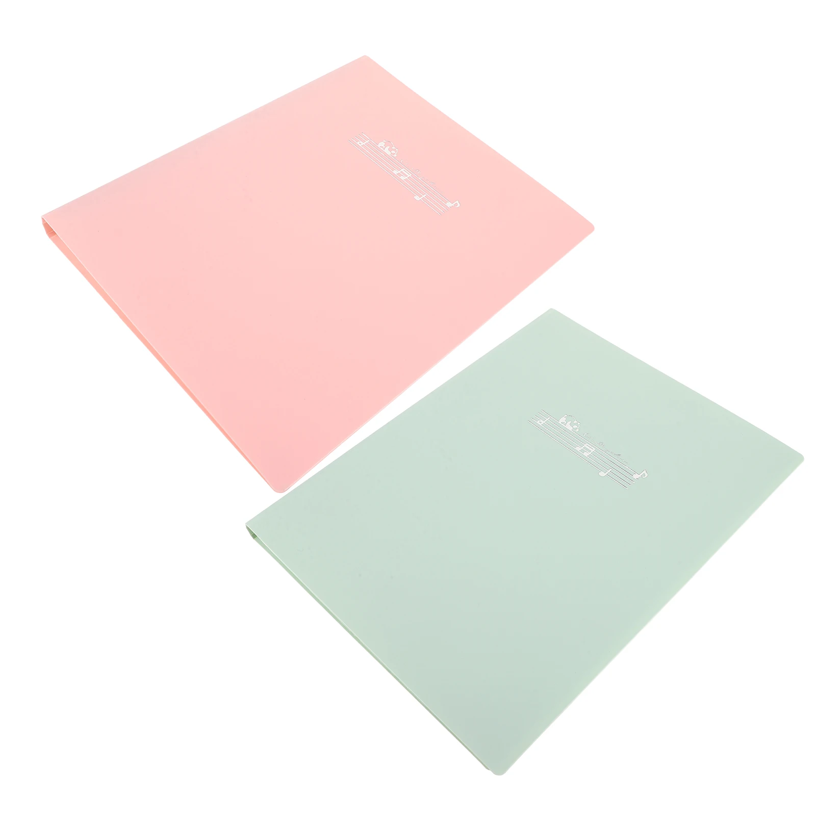 

2pcs A4 Transparent Thickened Sheet Durable File Folder For Choral Band Concert Storage Documents