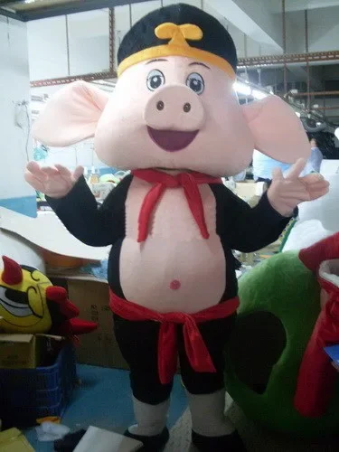 

EVA Helmet Pigs pig Mascot Costumes pigs Cartoon Apparel advertisement costumes Halloween Birthday party