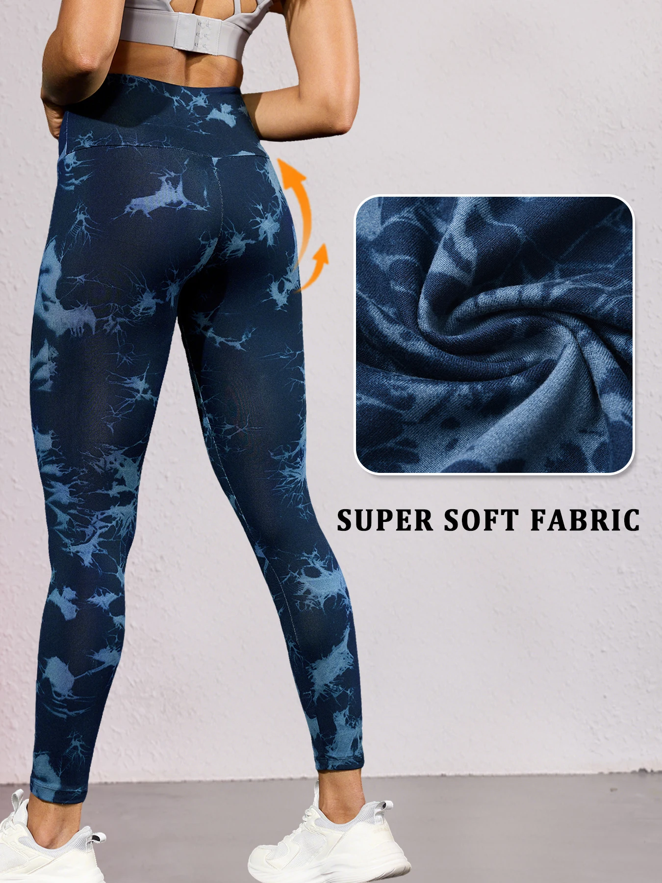Women's Tie Dye Workout Leggings - Super Soft High Waisted No See Through with for Yoga Running Gym Fitness