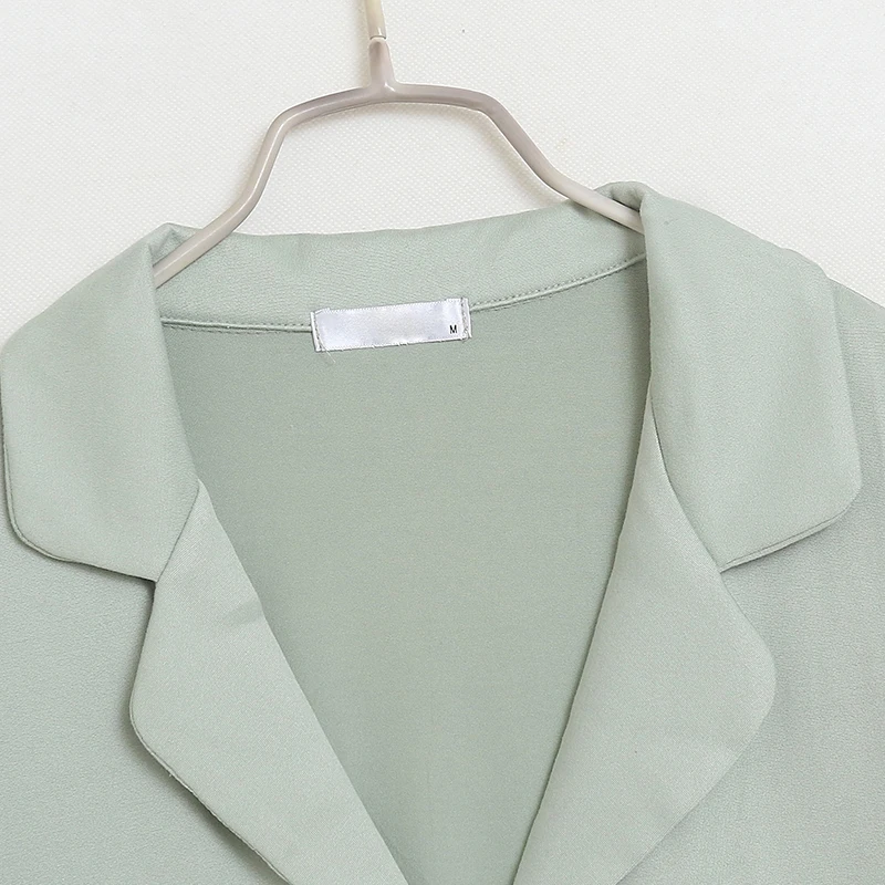 Soft Pure Color Casual Shirt Loose Fit Short Sleeve Button up Home Clothes Sleepwear Comfortable Skin-friendly for Youth