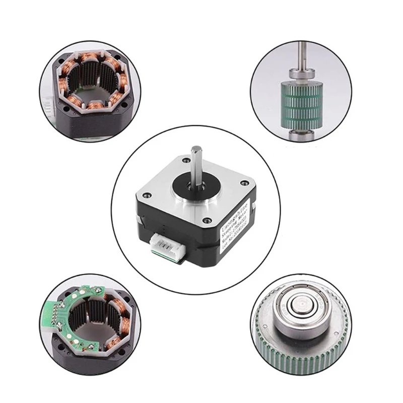 Nema 17 Stepper Motor 4-lead 42mm 13Ncm(18.4oz.in) 1A 1m Cable (17HS4023) Nema17 Step Motor for DIY 3D Printer CNC XYZ