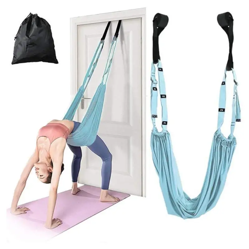 

652F Воздушная веревка для йоги, растягивающая ногу, практичная растягивающая штанга и наклоняется для растяжки, тренажер для на