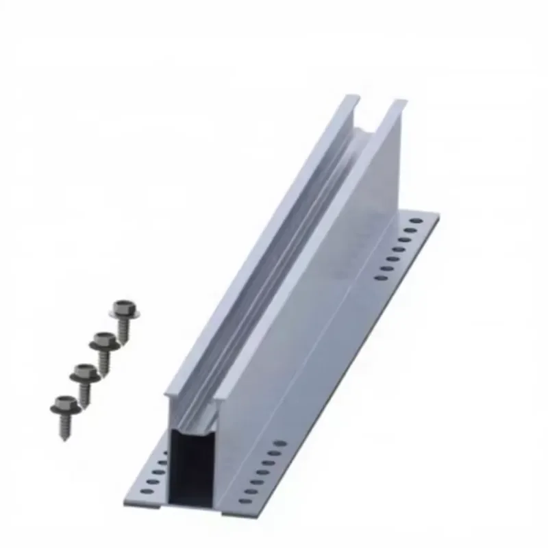 CE YZ MOUNT Wholesale Solar Panel Supporter Aluminum Mounting Metal Roof Mini Short Rail 385mm