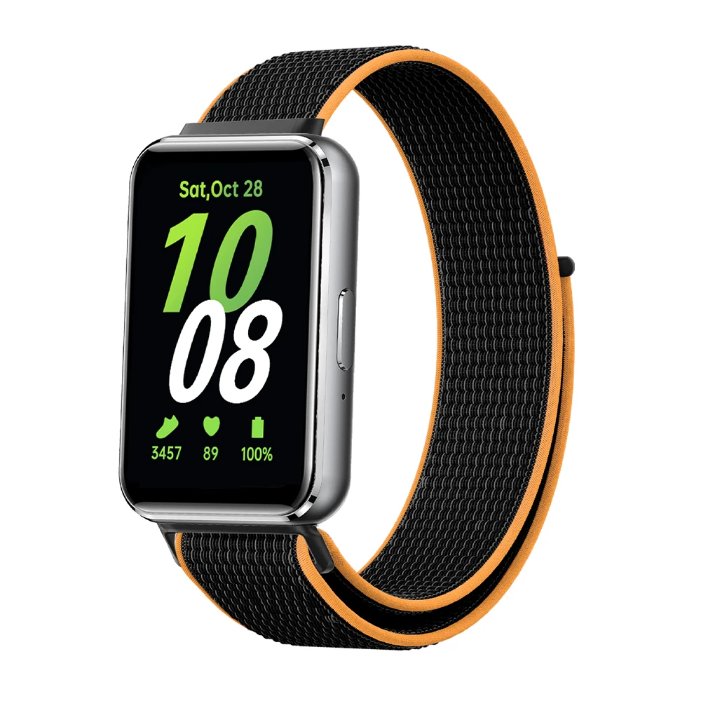 ห่วงไนลอนสําหรับ Samsung Galaxy Fit 3 ปรับสร้อยข้อมือสําหรับ iWatch Samsung Galaxy Fit3 Band อุปกรณ์เสริม