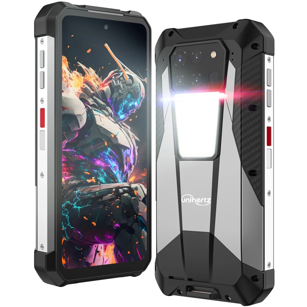 Unihertz Tank 3 8849 120 W 5G wasserdichtes Telefon, 32 GB 512 GB, 23800 mAh, 6,79 Zoll FHD+ 120 Hz, 200 MP Kamera, Abmessung 8200 CPU, WLAN 6