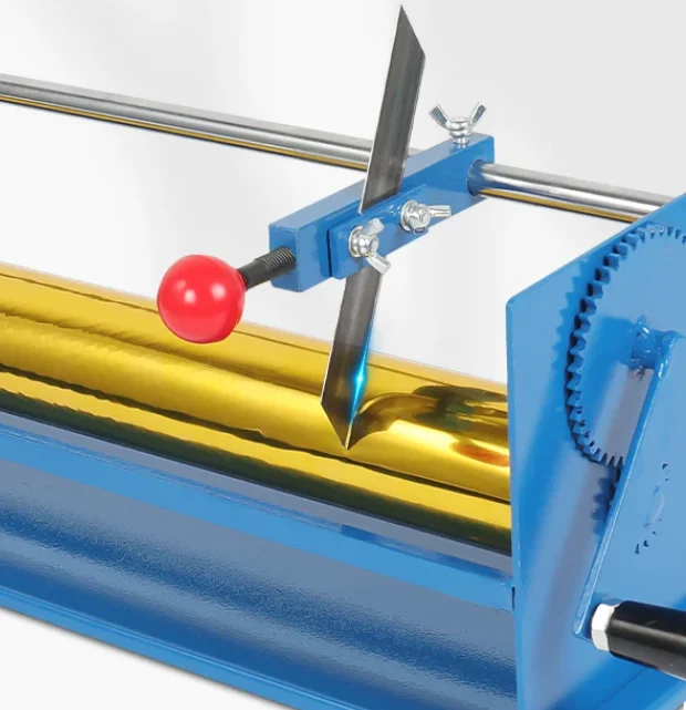 Manual Hot Stamping Foil Paper Cutter Foil Slitting Machine