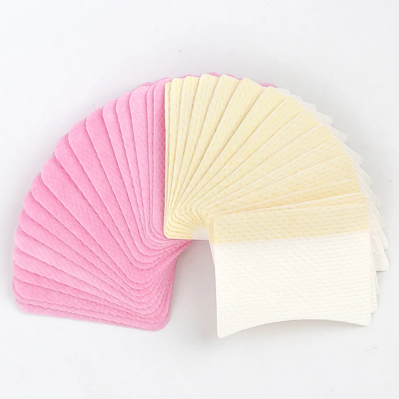 40 stücke Rosa Augenklappen Wimpern Verlängerung Fusselfrei Unter Augenklappen Multi-verwenden Lidschatten Make-Up Hilfe Wimpern Verlängerung werkzeuge