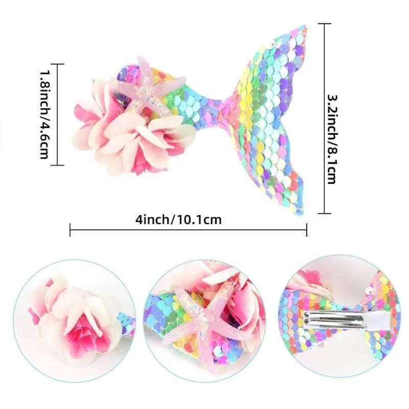 R1WE Farmlicling Hairclip Childrens Hair Bow for Party Hair Bow Girls Lovely Hair Associory Shair Clips Decorice Hair Decor