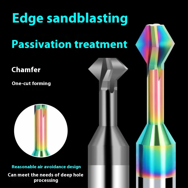 أداة الشطب المصنوعة من الفولاذ التنغستن قاطع الألومنيوم من سبائك الصلب 60 90 درجة 120 قواطع الطحن سكاكين الشطب في مركز التصنيع